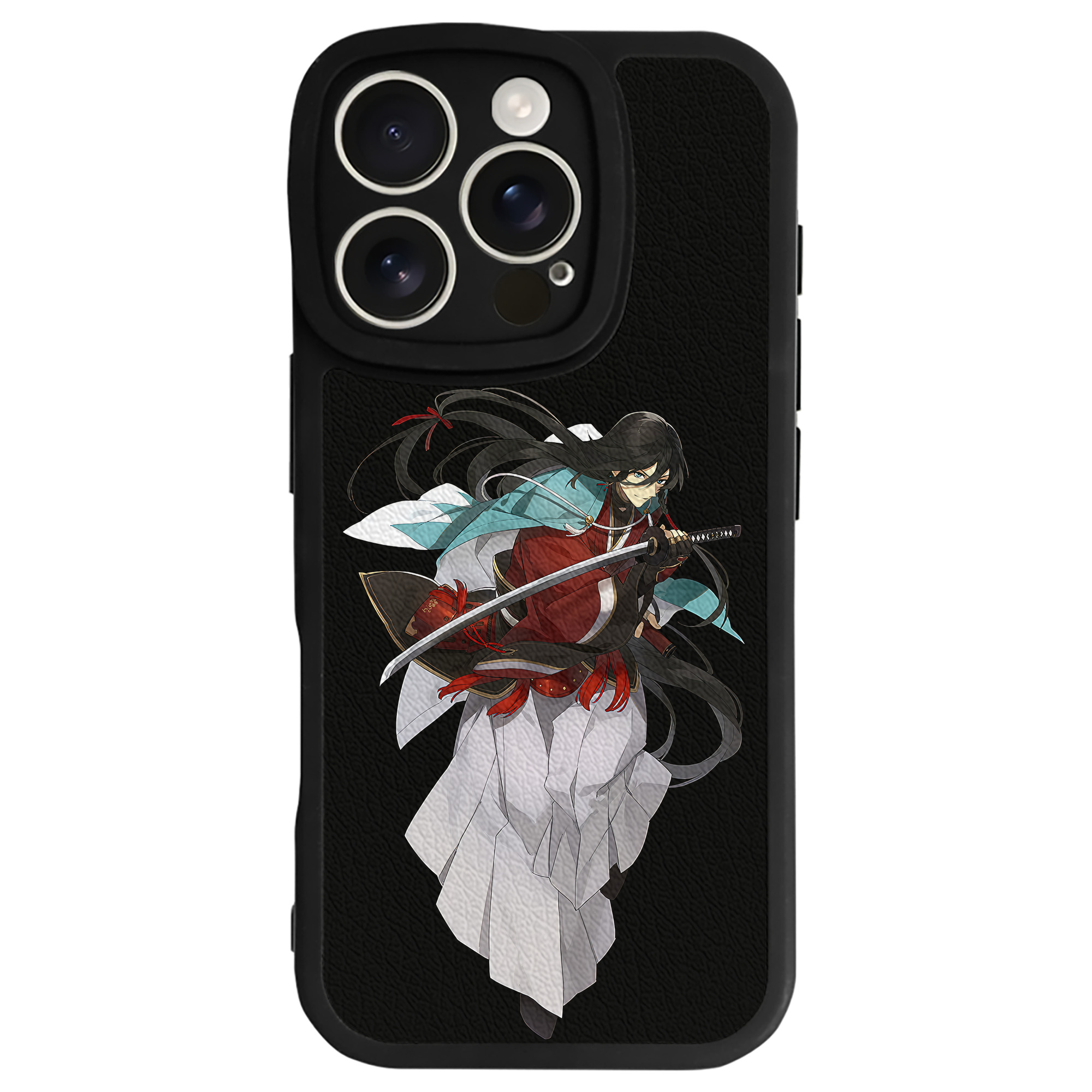 （画像用） 刀剣乱舞 Touken Ranbu 【iPhone 16シリーズ対応】シリコンスマホケース（レザー調） 材質：シリコン
